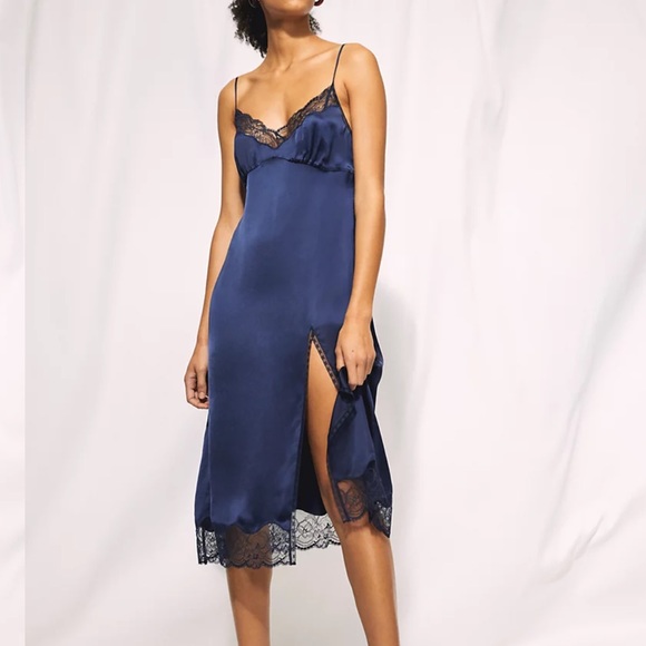 Aritzia Wilfred Ophelia Dress, Pure Indigo, Size 00 - Picture 7 of 10